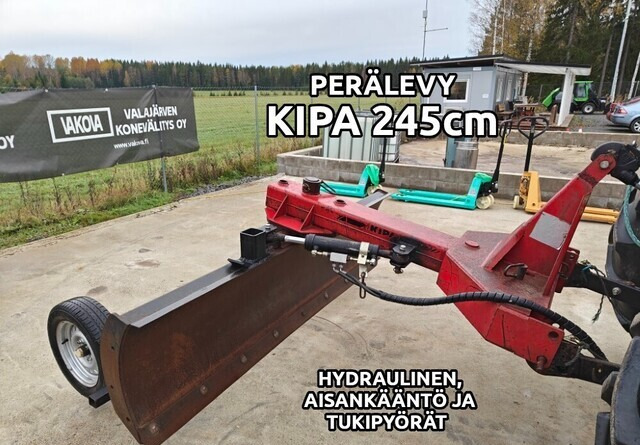 Kipa 245cm perälevy - hydraulinen - VIDEO - Blade: picture 1 Kipa 245cm perälevy - hydraulinen - VIDEO - Blade: picture 1