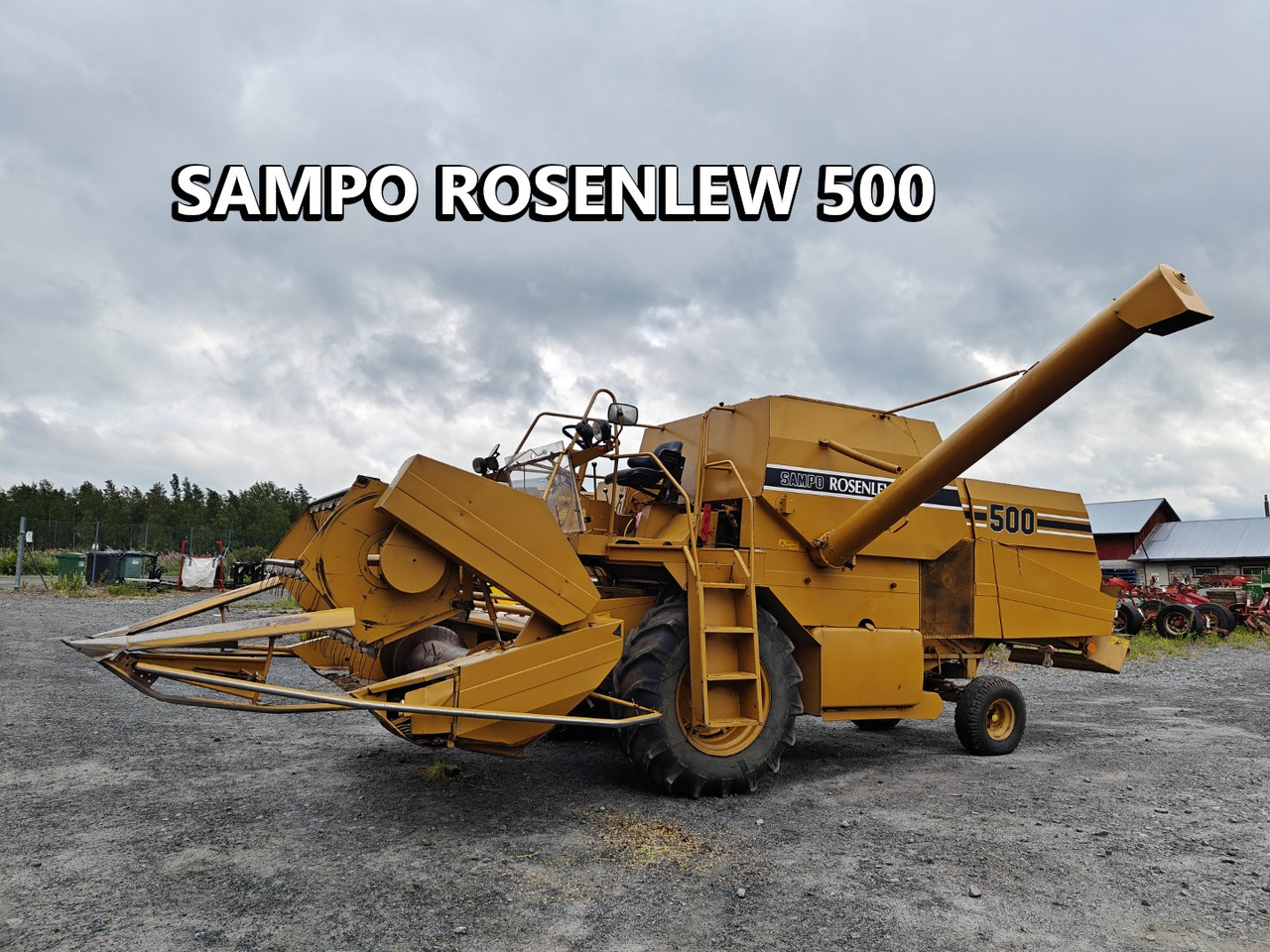 Sampo Rosenlew 500 - Combine harvester: picture 1 Sampo Rosenlew 500 - Combine harvester: picture 1