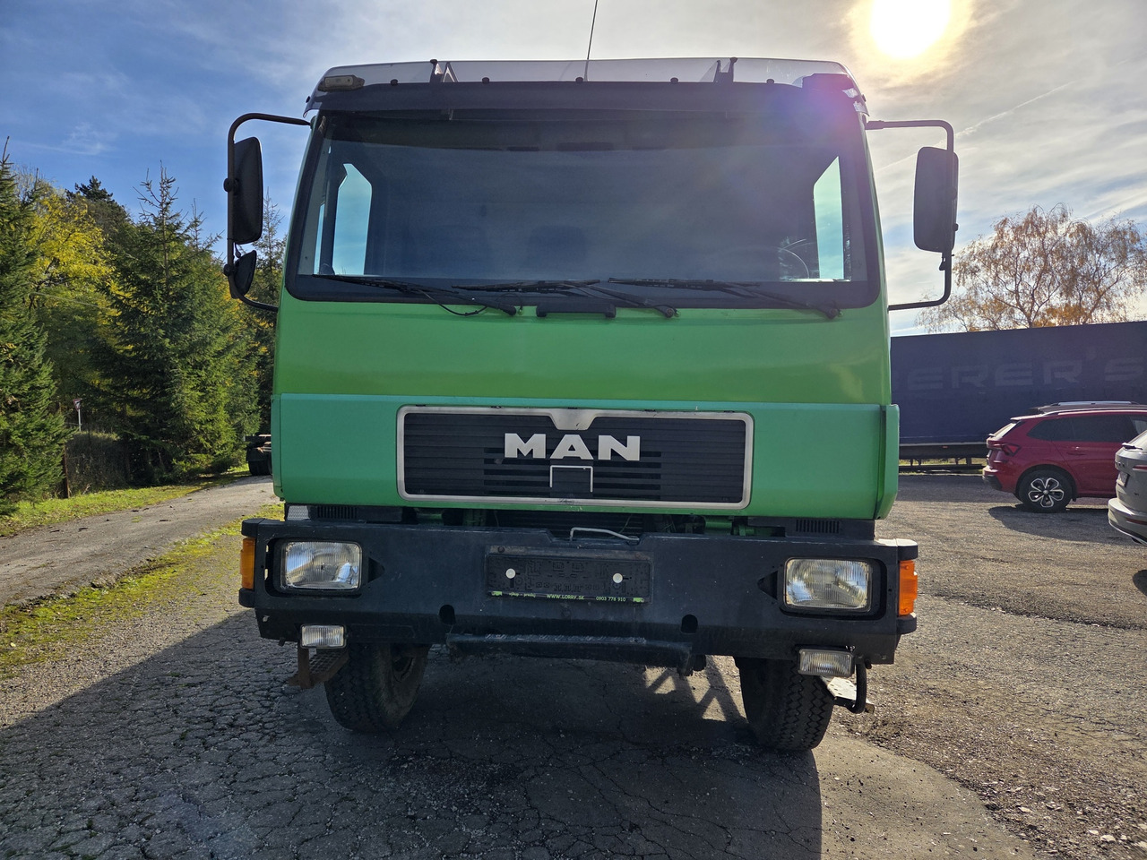 MAN 8.163 4x4 + crane FASSI F45A.22 - Dropside/ Flatbed truck: picture 2 MAN 8.163 4x4 + crane FASSI F45A.22 - Dropside/ Flatbed truck: picture 2