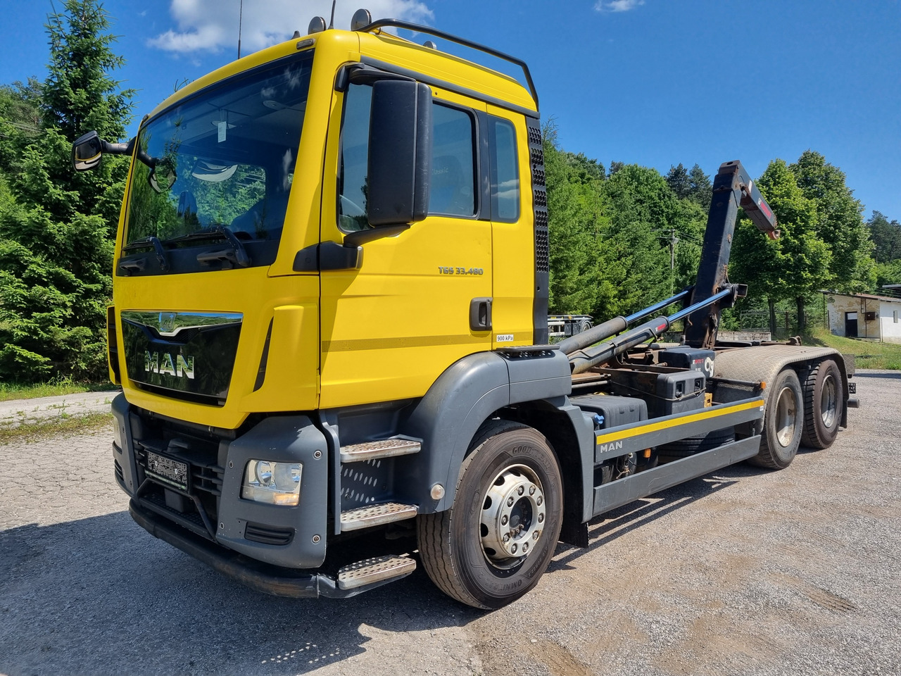 MAN TGS 33.480 6x4 ABROLLKIPPER HIAB Multilift 18 T - Hook lift truck: picture 1 MAN TGS 33.480 6x4 ABROLLKIPPER HIAB Multilift 18 T - Hook lift truck: picture 1