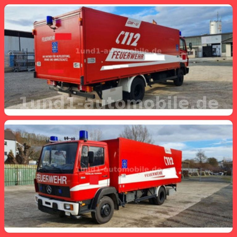 Mercedes-Benz 814 Feuerwehr GWG Edelstahl nur orig. 16.200km 814 Feuerwehr GWG Edelstahl nur orig. 16.200km - Fire truck: picture 1 Mercedes-Benz 814 Feuerwehr GWG Edelstahl nur orig. 16.200km 814 Feuerwehr GWG Edelstahl nur orig. 16.200km - Fire truck: picture 1
