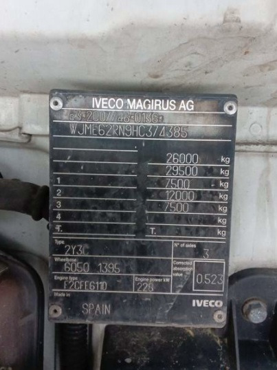 Cab chassis truck IVECO STRALIS AD 260S31 XP: picture 10 Cab chassis truck IVECO STRALIS AD 260S31 XP: picture 10