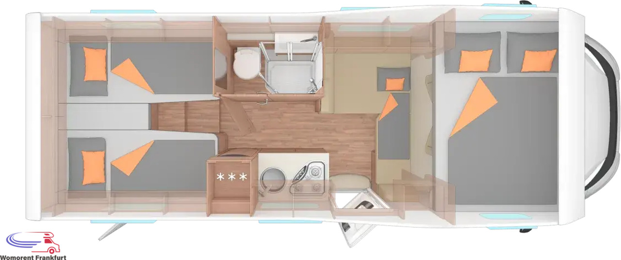 Wohnmobil Weinsberg CaraHome 650 MEG - Alcove motorhome: picture 3 Wohnmobil Weinsberg CaraHome 650 MEG - Alcove motorhome: picture 3