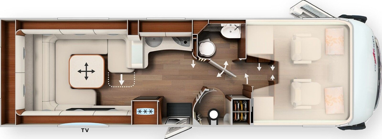 Carthago liner-for-two I 53 L MJ26*Luftschwigsitze*2x TV - Integrated motorhome: picture 2 Carthago liner-for-two I 53 L MJ26*Luftschwigsitze*2x TV - Integrated motorhome: picture 2