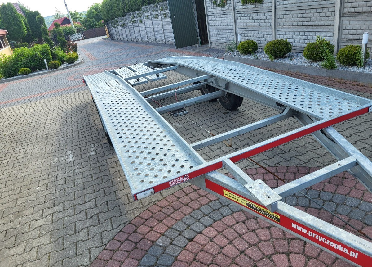 GEWE DMC 270kg długa 5m nowa nie używana Dmc Stan Idealny nowy - Autotransporter trailer: picture 2 GEWE DMC 270kg długa 5m nowa nie używana Dmc Stan Idealny nowy - Autotransporter trailer: picture 2