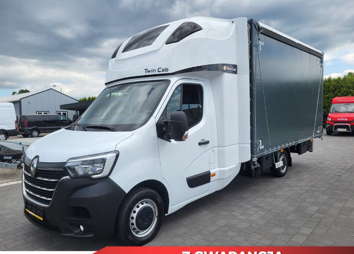 Curtain side van Renault 10 europalet kabina XXL 2x spania Master jak Nowy Kabina 2xspanie: picture 1