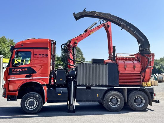 Mercedes-Benz ACTROS 6x4 DONAR 5810K ? Hack-LKW / Mobilhacker | TCS Umwelttechnik - Truck, Wood chipper: picture 2 Mercedes-Benz ACTROS 6x4 DONAR 5810K ? Hack-LKW / Mobilhacker | TCS Umwelttechnik - Truck, Wood chipper: picture 2