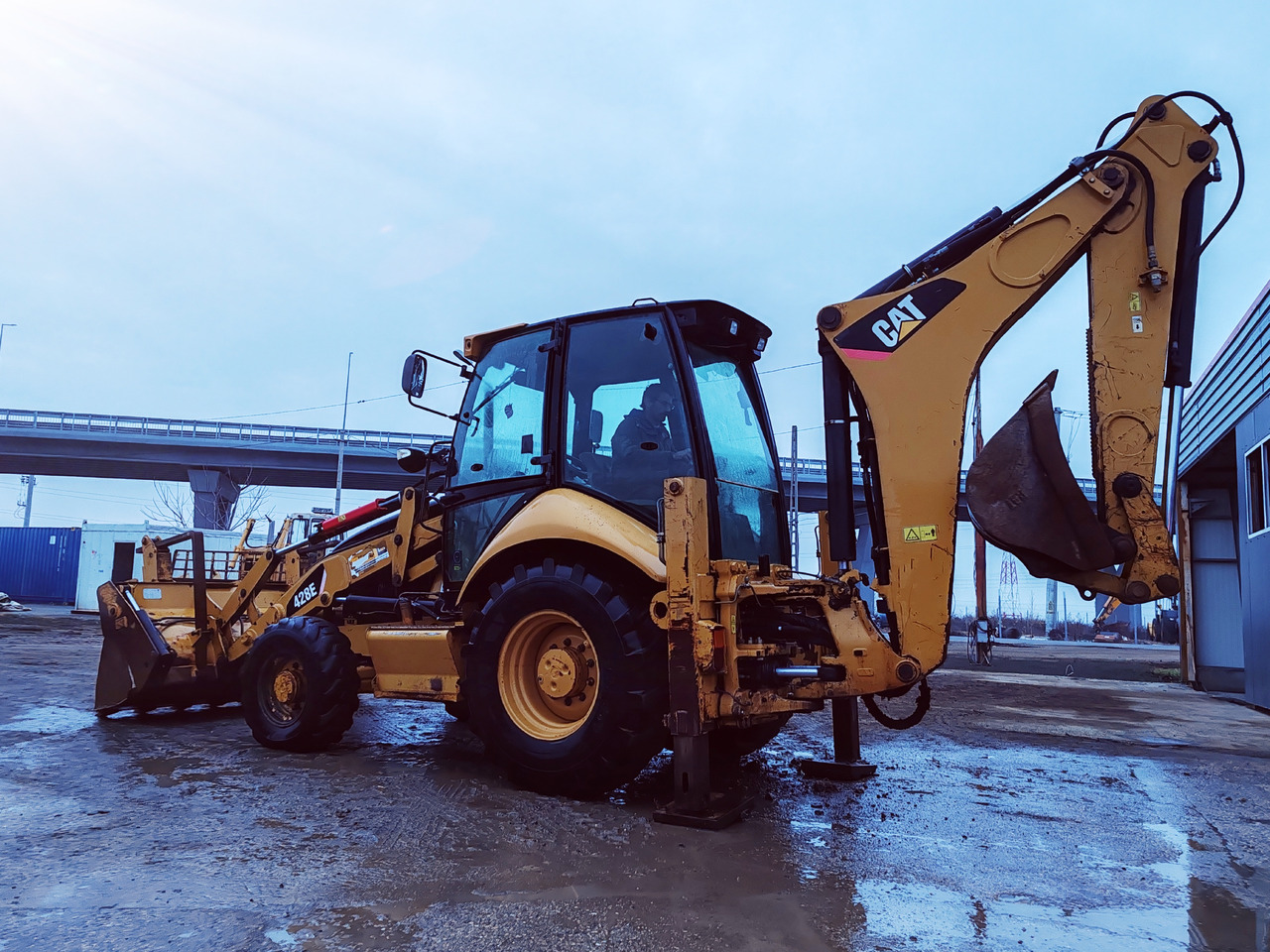 Backhoe loader CATERPILLAR 428E: picture 11