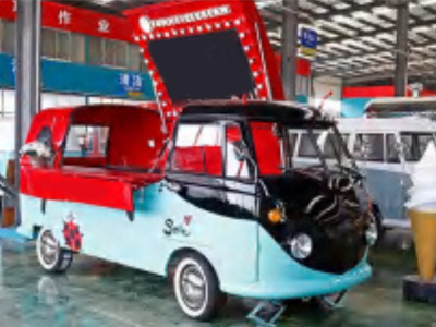 Deli Star Trailer Retro Minivan Fliptop 4300 Electric - EU standards - Vending trailer: picture 4 Deli Star Trailer Retro Minivan Fliptop 4300 Electric - EU standards - Vending trailer: picture 4