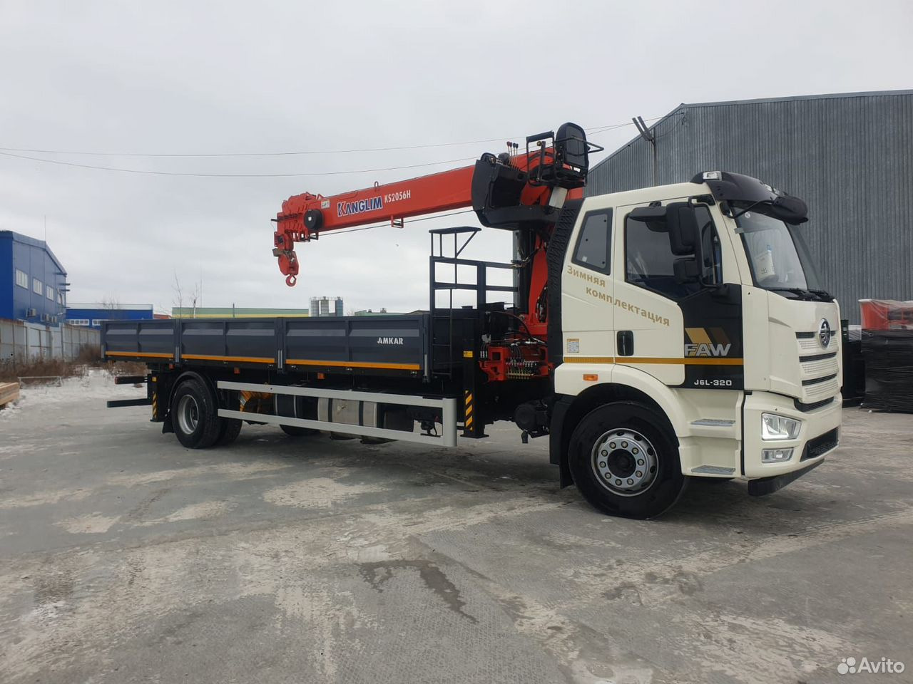FAW J6L - Dropside/ Flatbed truck, Crane truck: picture 1 FAW J6L - Dropside/ Flatbed truck, Crane truck: picture 1