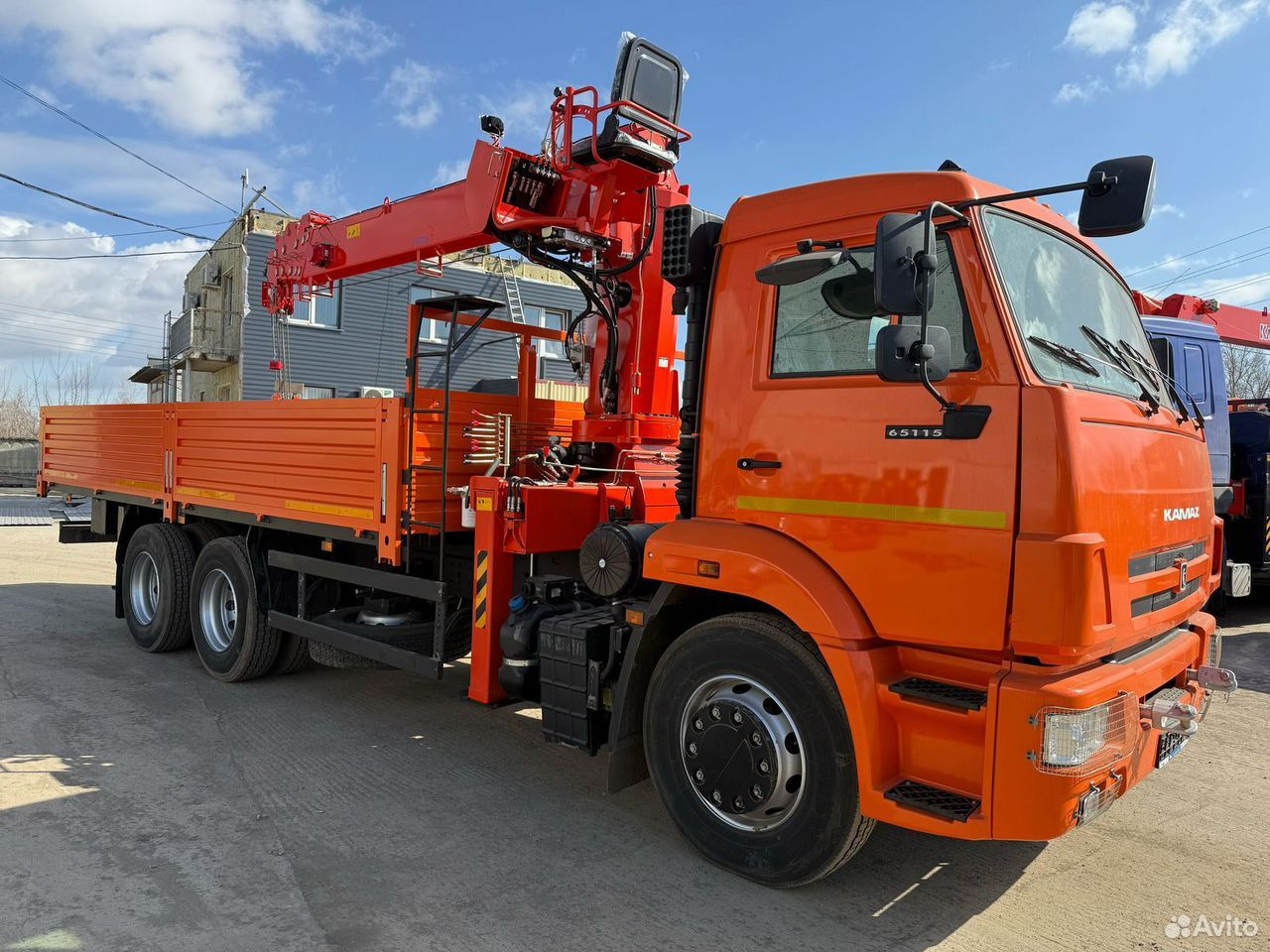 КАМАЗ 65115-23094-48 - Dropside/ Flatbed truck, Crane truck: picture 1 КАМАЗ 65115-23094-48 - Dropside/ Flatbed truck, Crane truck: picture 1