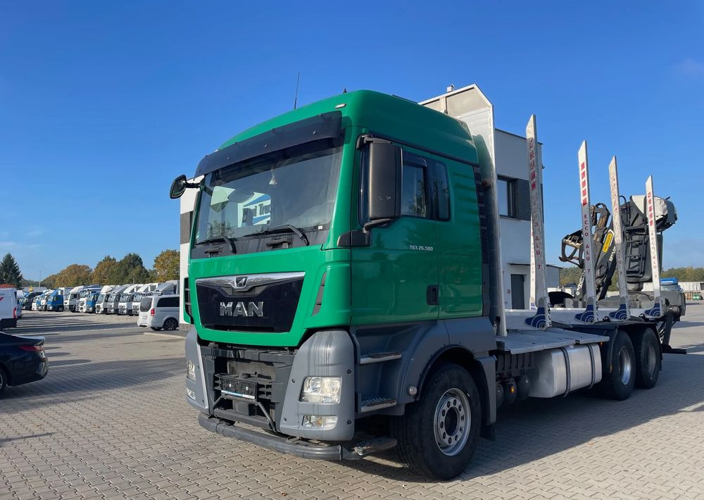 MAN TGX 26.500, 6x4, HDS EPSILOM M12Z, do transportu drewna. - Timber truck, Crane truck: picture 2 MAN TGX 26.500, 6x4, HDS EPSILOM M12Z, do transportu drewna. - Timber truck, Crane truck: picture 2