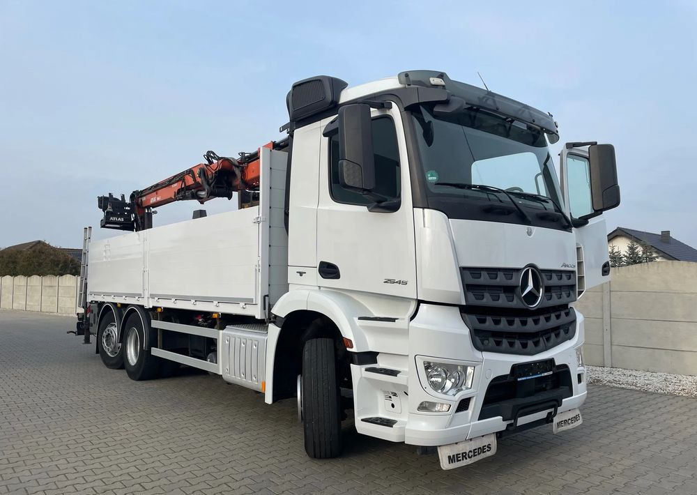 Dropside/ Flatbed truck, Crane truck Mercedes-Benz Arocs 2545, HDS ATLAS 186.3 - PILOT: picture 12 Dropside/ Flatbed truck, Crane truck Mercedes-Benz Arocs 2545, HDS ATLAS 186.3 - PILOT: picture 12