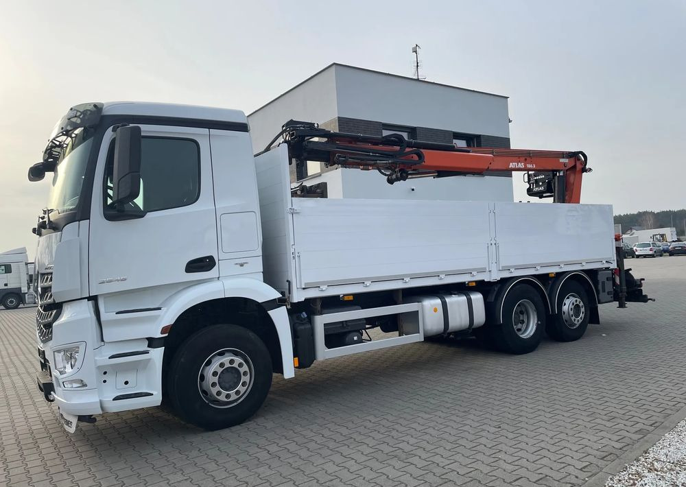 Dropside/ Flatbed truck, Crane truck Mercedes-Benz Arocs 2545, HDS ATLAS 186.3 - PILOT: picture 9 Dropside/ Flatbed truck, Crane truck Mercedes-Benz Arocs 2545, HDS ATLAS 186.3 - PILOT: picture 9