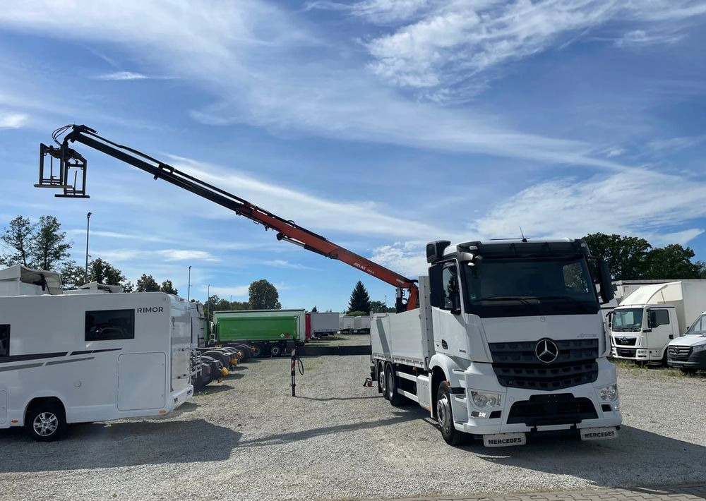 Mercedes-Benz Arocs 2545, HDS ATLAS 186.3 - PILOT - Dropside/ Flatbed truck, Crane truck: picture 4 Mercedes-Benz Arocs 2545, HDS ATLAS 186.3 - PILOT - Dropside/ Flatbed truck, Crane truck: picture 4