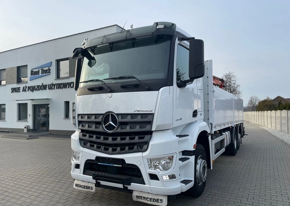 Dropside/ Flatbed truck, Crane truck Mercedes-Benz Arocs 2545, HDS ATLAS 186.3 - PILOT: picture 10 Dropside/ Flatbed truck, Crane truck Mercedes-Benz Arocs 2545, HDS ATLAS 186.3 - PILOT: picture 10