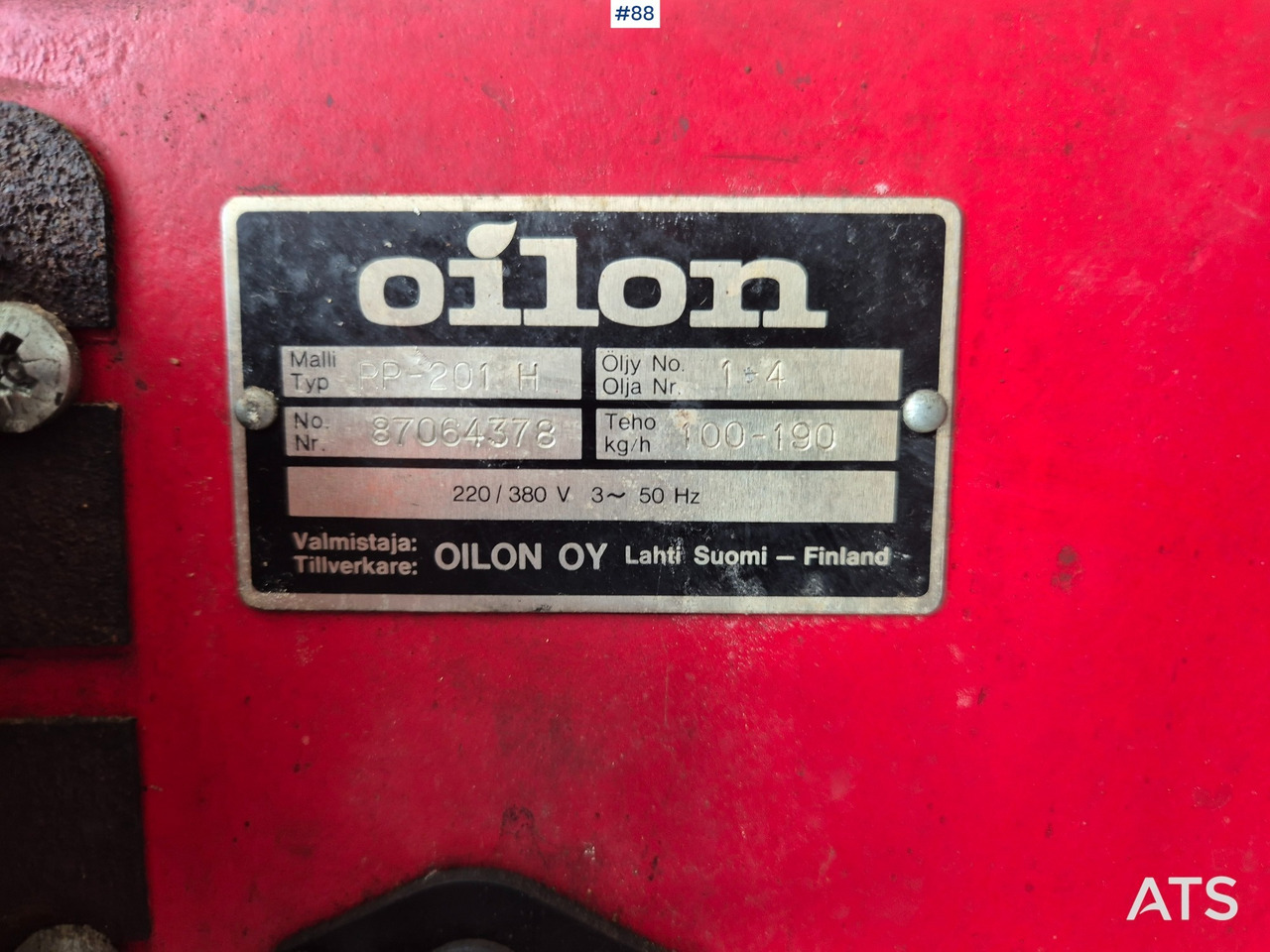 1997 Lämpökontti Oilon RP-201 H - Shipping container: picture 4 1997 Lämpökontti Oilon RP-201 H - Shipping container: picture 4