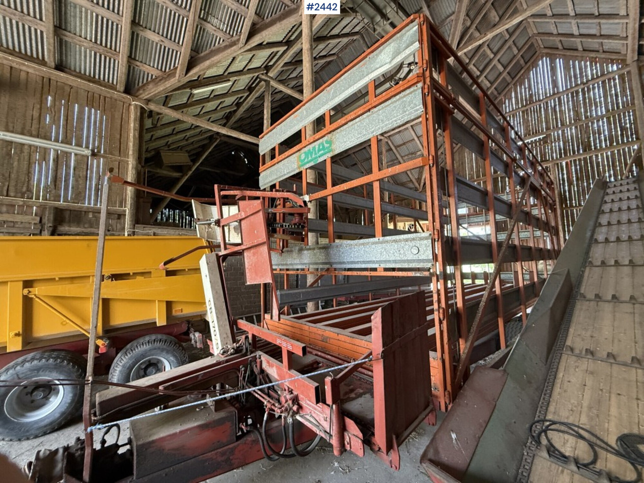 Self-loading trailer small bale Omas CB170 S - Hay and forage equipment: picture 2 Self-loading trailer small bale Omas CB170 S - Hay and forage equipment: picture 2