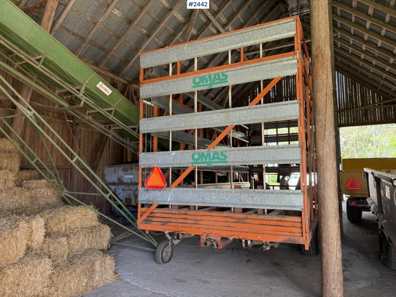 Self-loading trailer small bale Omas CB170 S - Hay and forage equipment: picture 5 Self-loading trailer small bale Omas CB170 S - Hay and forage equipment: picture 5