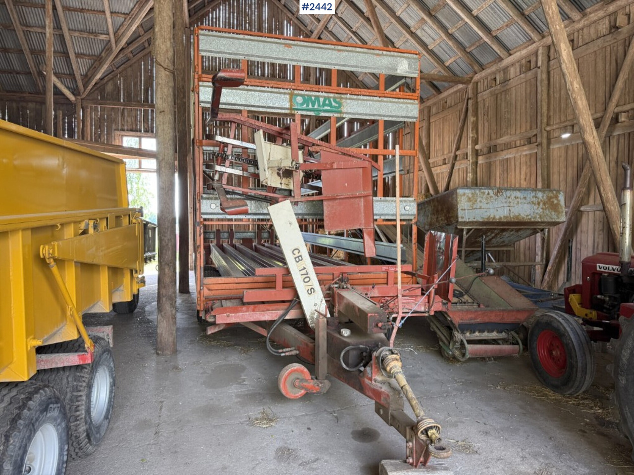 Self-loading trailer small bale Omas CB170 S - Hay and forage equipment: picture 1 Self-loading trailer small bale Omas CB170 S - Hay and forage equipment: picture 1