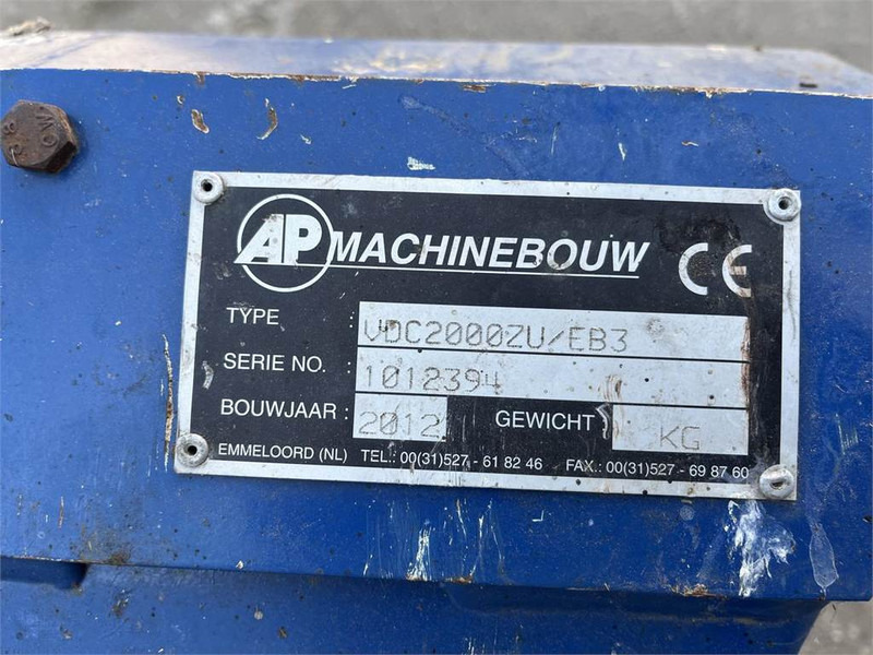 AP VDC2000ZU/EB3 - Livestock equipment: picture 4 AP VDC2000ZU/EB3 - Livestock equipment: picture 4