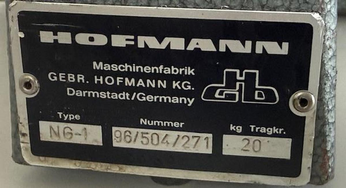 Schleifscheiben-Auswuchtwaage HOFMANN - Metalworking machinery: picture 4 Schleifscheiben-Auswuchtwaage HOFMANN - Metalworking machinery: picture 4
