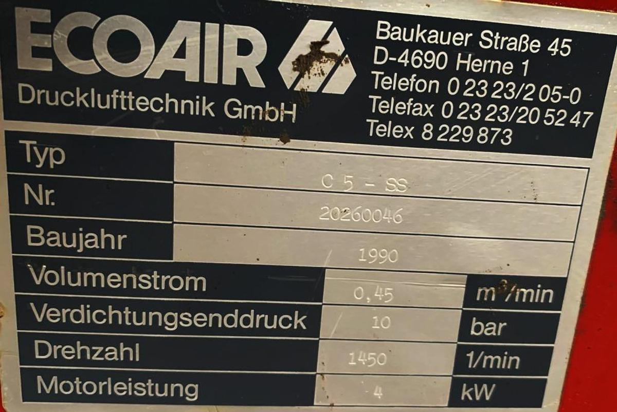 Schraubenkompressor ECOAIR - Air compressor: picture 3 Schraubenkompressor ECOAIR - Air compressor: picture 3
