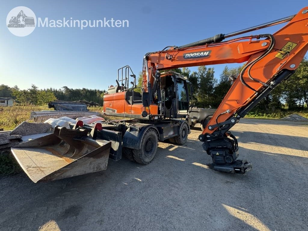 Doosan DX 170 W-5 + Tippvagn + Redskap - Wheel excavator: picture 5 Doosan DX 170 W-5 + Tippvagn + Redskap - Wheel excavator: picture 5