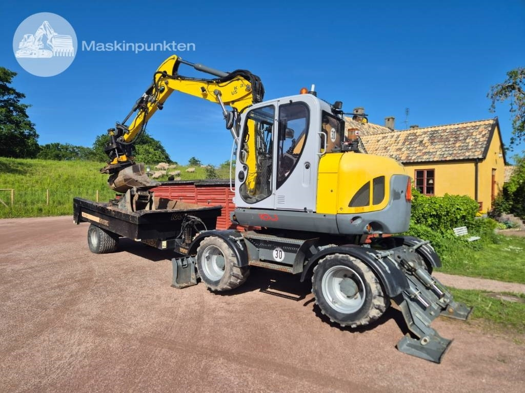 Wheel excavator Wacker Neuson EW 100 med vagn: picture 1