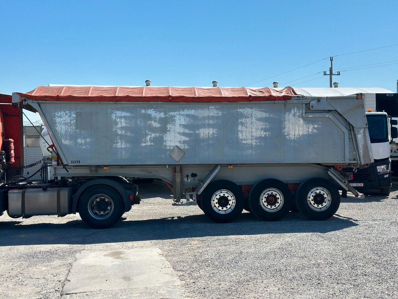 Benalu 25 m3 AXLE SAF HYDRAULIC BOARD - Tipper semi-trailer: picture 3 Benalu 25 m3 AXLE SAF HYDRAULIC BOARD - Tipper semi-trailer: picture 3