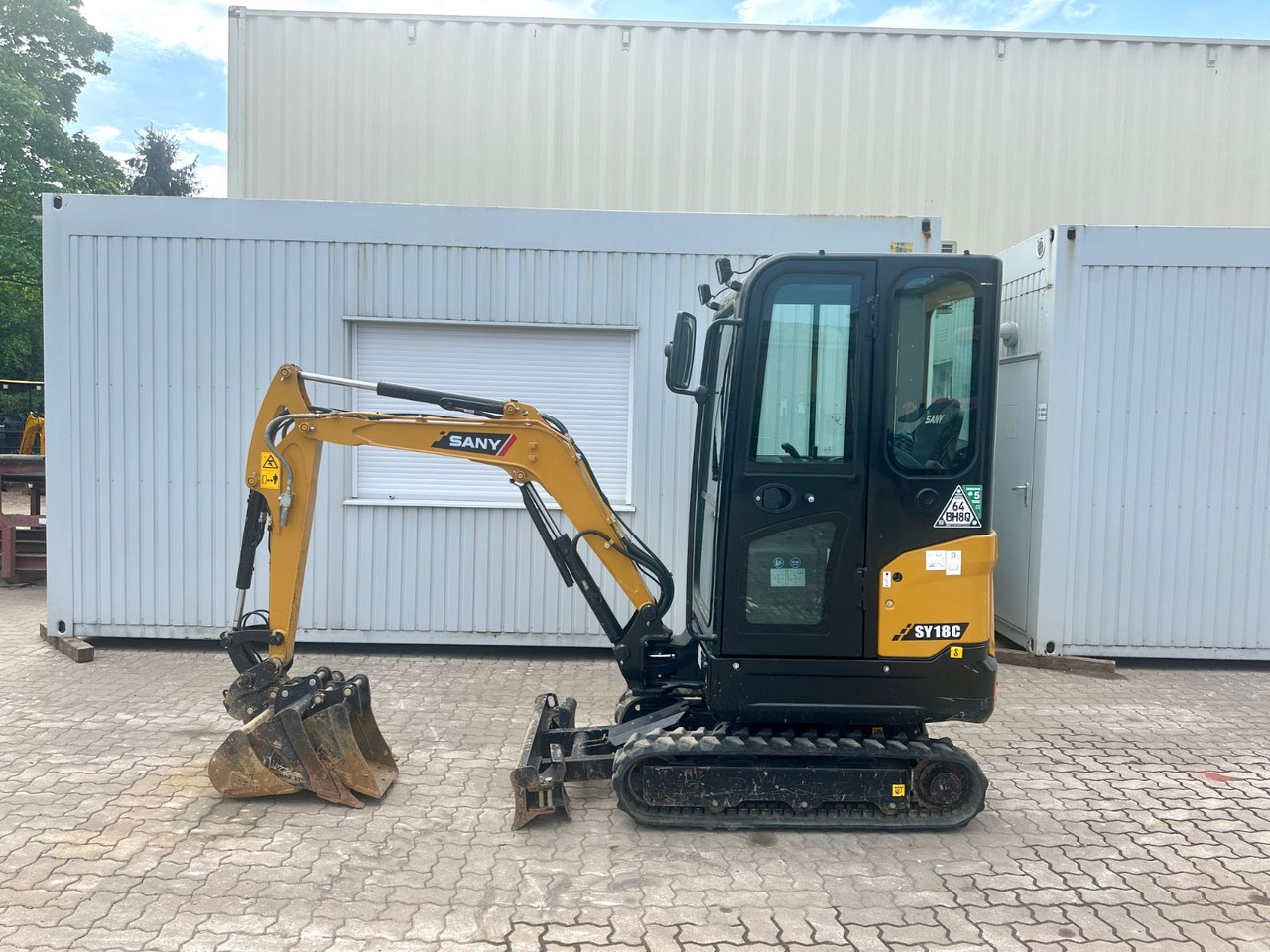 Sany SY18C / 2023 BJ / 181 H / 3 x Löffel - Mini excavator: picture 2 Sany SY18C / 2023 BJ / 181 H / 3 x Löffel - Mini excavator: picture 2