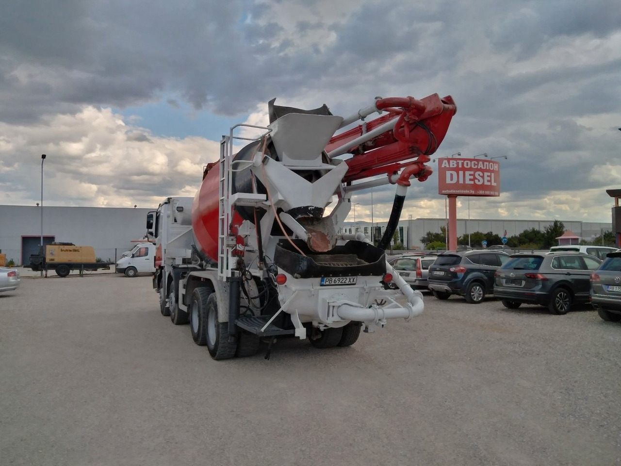 Mercedes-Benz ACTROS 3240 Putzmeister 26.67S - Concrete pump truck: picture 5 Mercedes-Benz ACTROS 3240 Putzmeister 26.67S - Concrete pump truck: picture 5
