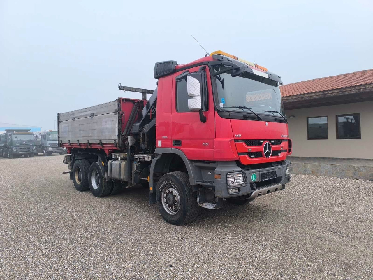 Mercedes-Benz ACTROS 3355 V8 6X6 HIAB 211 EP-5 HIPRO - Tipper, Crane truck: picture 1 Mercedes-Benz ACTROS 3355 V8 6X6 HIAB 211 EP-5 HIPRO - Tipper, Crane truck: picture 1