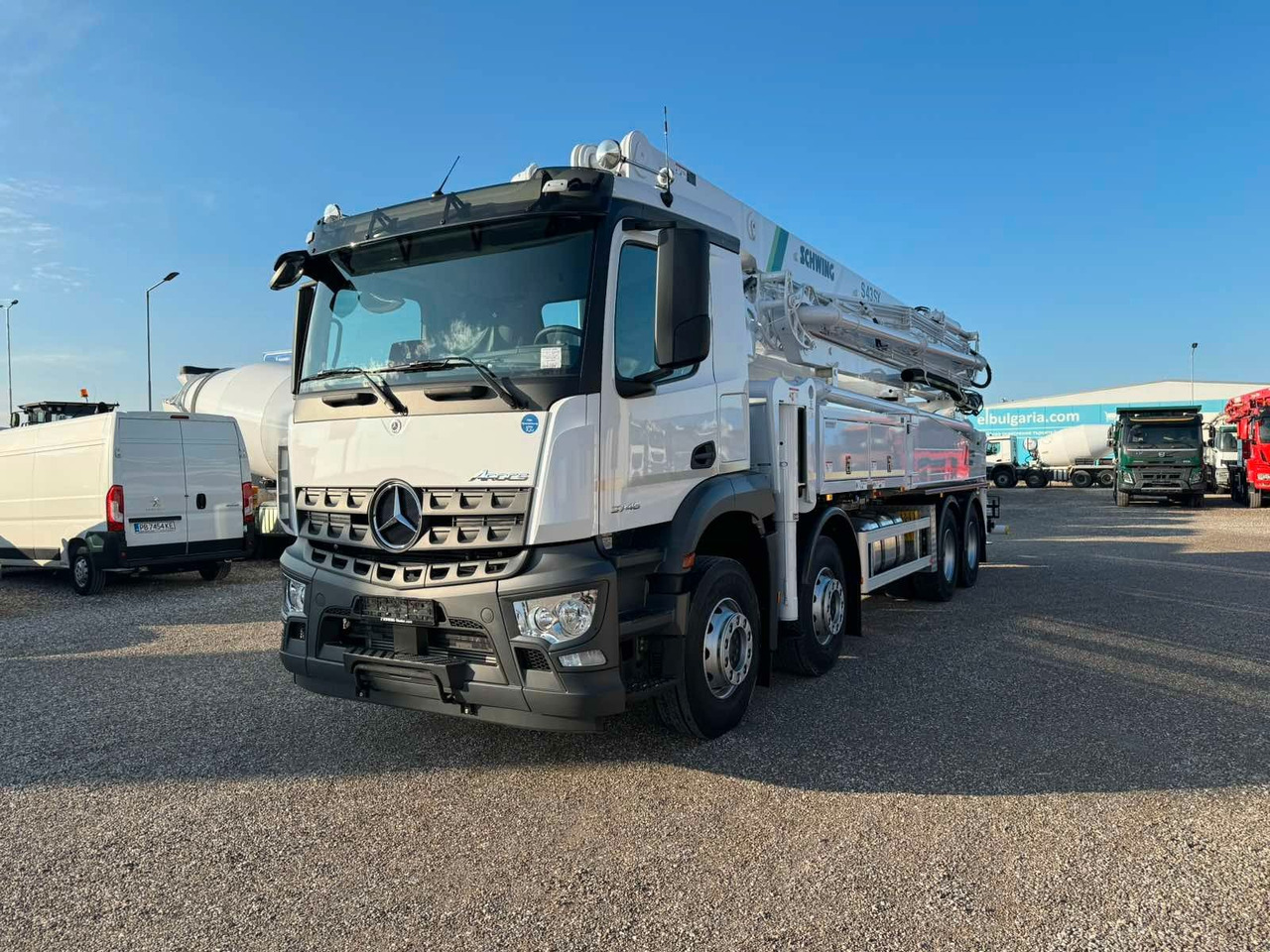 Mercedes-Benz AROCS 3746 SCHWING S43SX III - Concrete pump truck: picture 3 Mercedes-Benz AROCS 3746 SCHWING S43SX III - Concrete pump truck: picture 3