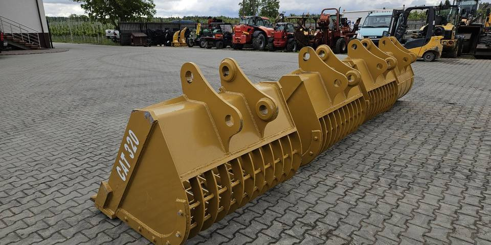 Łyżka ażurowa przesiewająca do koparki 18-25t sworzeń 80mm - Bucket for Construction machinery: picture 5 Łyżka ażurowa przesiewająca do koparki 18-25t sworzeń 80mm - Bucket for Construction machinery: picture 5