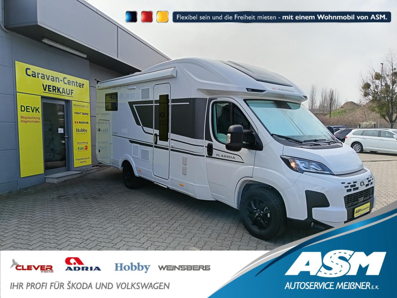 Adria Coral ALL-IN 650 DL*LUFTFEDERUNG HA*SOLAR*SOFORT - Semi-integrated motorhome: picture 1 Adria Coral ALL-IN 650 DL*LUFTFEDERUNG HA*SOLAR*SOFORT - Semi-integrated motorhome: picture 1