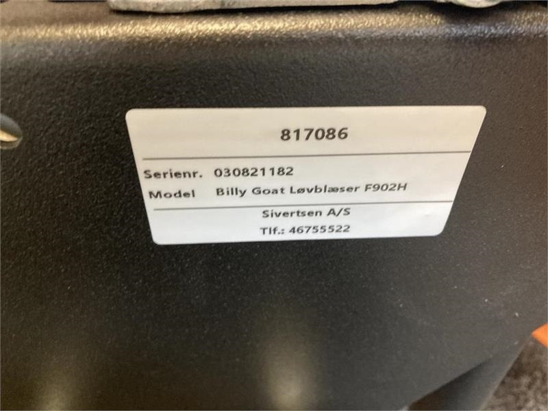 Billy Goat F902H - Garden equipment: picture 5 Billy Goat F902H - Garden equipment: picture 5