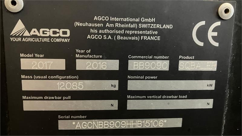 New Holland BB9090 Plus - Square baler: picture 3 New Holland BB9090 Plus - Square baler: picture 3