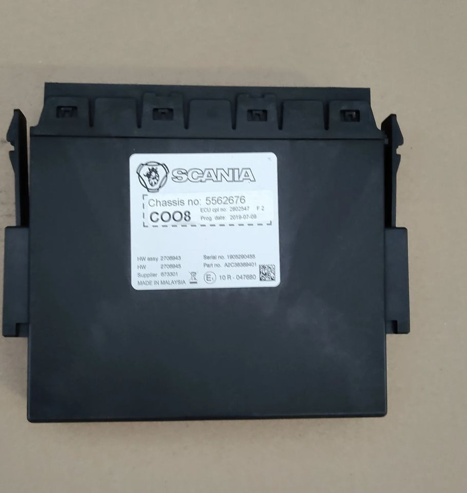 SCANIA R S KOORDYNATOR COO8 2706943 2706945 - ECU for Truck: picture 1 SCANIA R S KOORDYNATOR COO8 2706943 2706945 - ECU for Truck: picture 1
