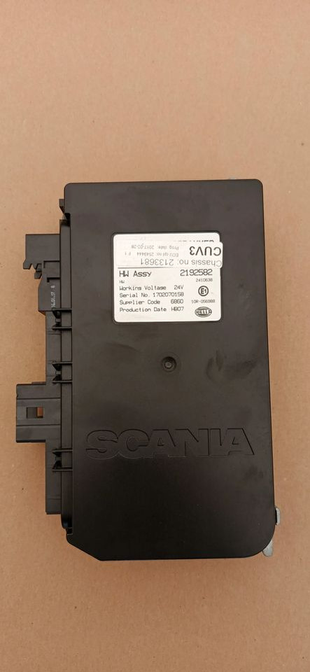 SCANIA R S STEROWNIK ŚWIATEŁ KOMPUTER CUV3 2632613 - ECU for Truck: picture 1 SCANIA R S STEROWNIK ŚWIATEŁ KOMPUTER CUV3 2632613 - ECU for Truck: picture 1