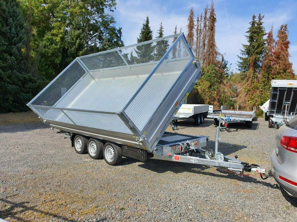 Böckmann PKW-Anhänger Dreiseitenkipper 3,5t DK-AL 4121/35 P T - Tipper trailer: picture 2 Böckmann PKW-Anhänger Dreiseitenkipper 3,5t DK-AL 4121/35 P T - Tipper trailer: picture 2