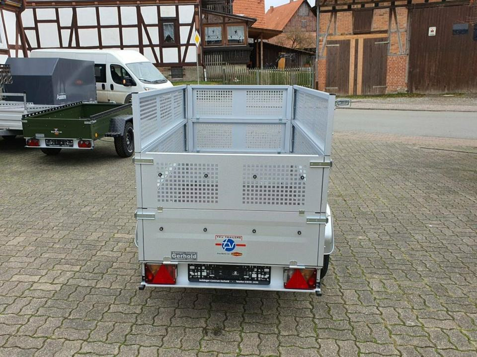 Böckmann PKW-Anhänger TPV 1,0to, 100 km/h, Gitteraufbau - Car trailer: picture 5 Böckmann PKW-Anhänger TPV 1,0to, 100 km/h, Gitteraufbau - Car trailer: picture 5