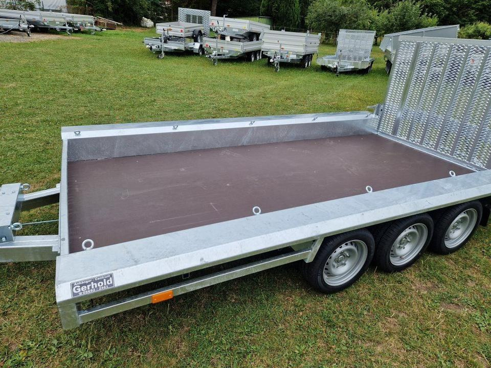 Maschinentransporter 3,5t, PKW-Anhänger 4,8 x 1,8m Mieten Leihen - Plant trailer: picture 3 Maschinentransporter 3,5t, PKW-Anhänger 4,8 x 1,8m Mieten Leihen - Plant trailer: picture 3