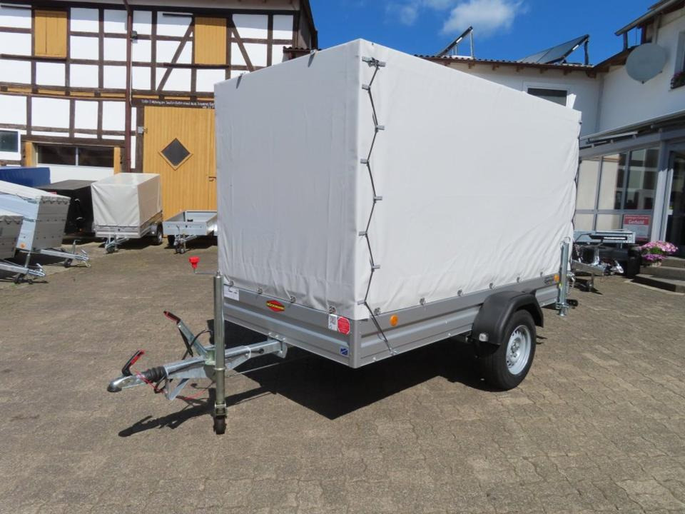 PKW Anhänger Böckman gr.TL AL 3015/15 Plane & Spriegel 100km/h - Curtainsider trailer: picture 2 PKW Anhänger Böckman gr.TL AL 3015/15 Plane & Spriegel 100km/h - Curtainsider trailer: picture 2