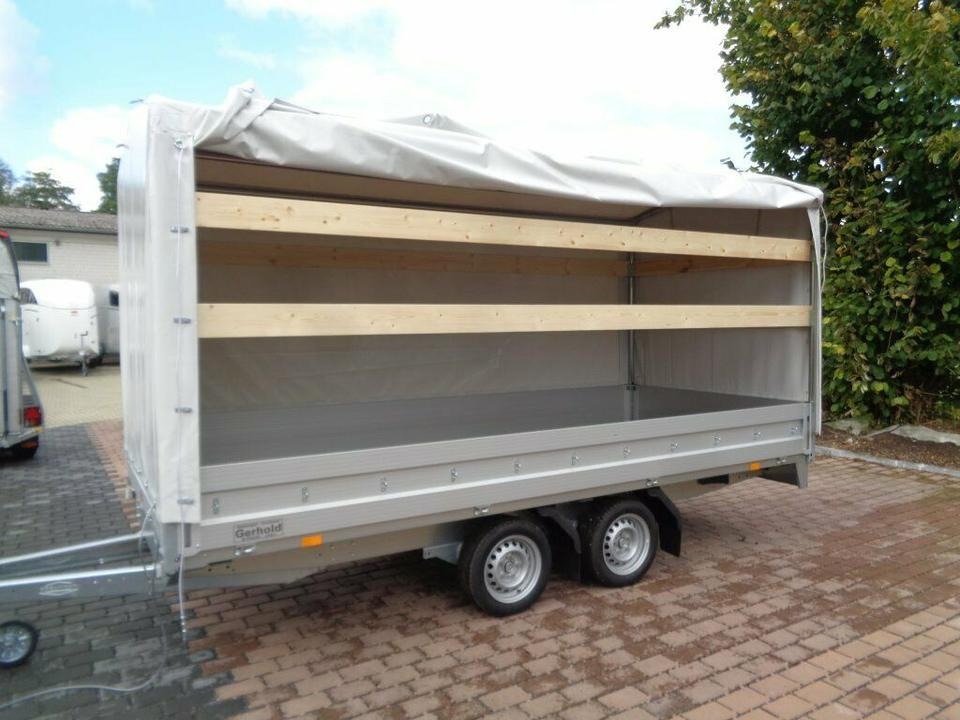 PKW-Anhänger Hochlader 2,7 to. HL-AL 4118/27 F Plane u. Sp. - Curtainsider trailer: picture 2 PKW-Anhänger Hochlader 2,7 to. HL-AL 4118/27 F Plane u. Sp. - Curtainsider trailer: picture 2