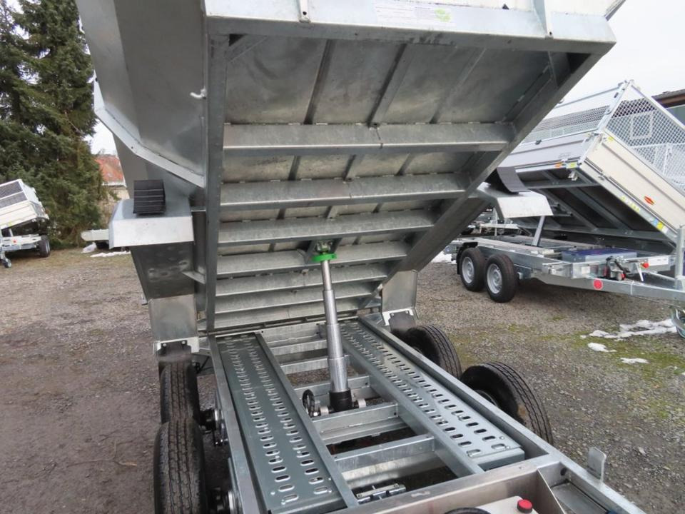 Tipper trailer PKW Anhänger Kipper Muldenkipper Auffahrschienen 3,5t 100km/h: picture 12