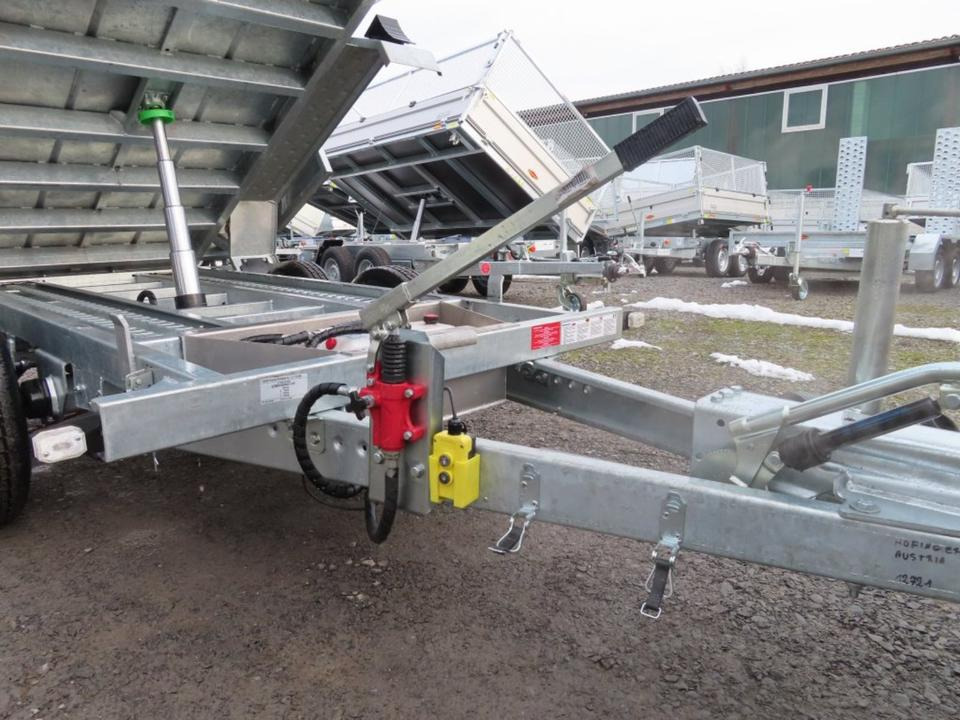 Tipper trailer PKW Anhänger Kipper Muldenkipper Auffahrschienen 3,5t 100km/h: picture 7