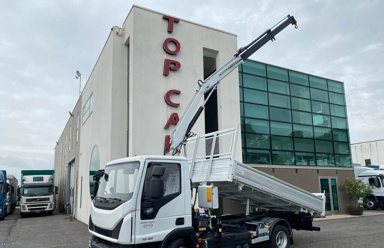 IVECO EUROCARGO 75E16 2019 RIBALTABILE E GRU - Tipper, Crane truck: picture 2 IVECO EUROCARGO 75E16 2019 RIBALTABILE E GRU - Tipper, Crane truck: picture 2
