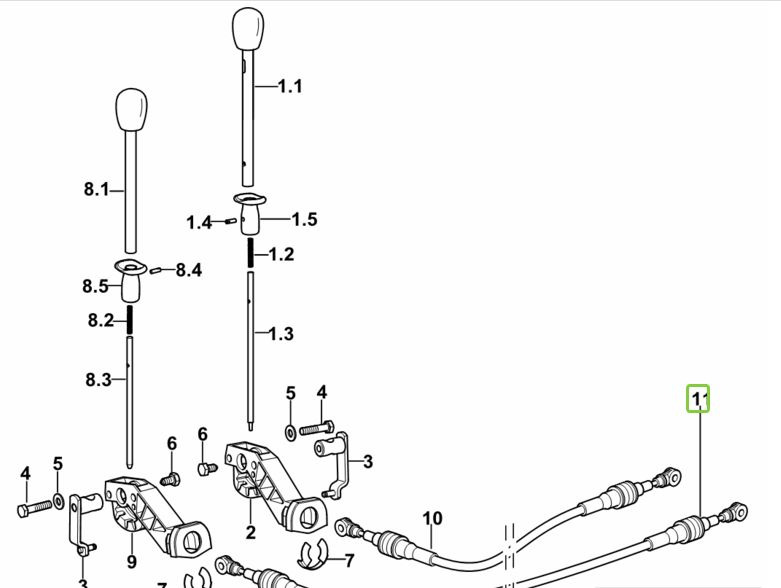 Linka rozdzielacza Deutz Fahr Same Lamborghini 0.016.2057.3 - Spare parts for Agricultural machinery: picture 1 Linka rozdzielacza Deutz Fahr Same Lamborghini 0.016.2057.3 - Spare parts for Agricultural machinery: picture 1