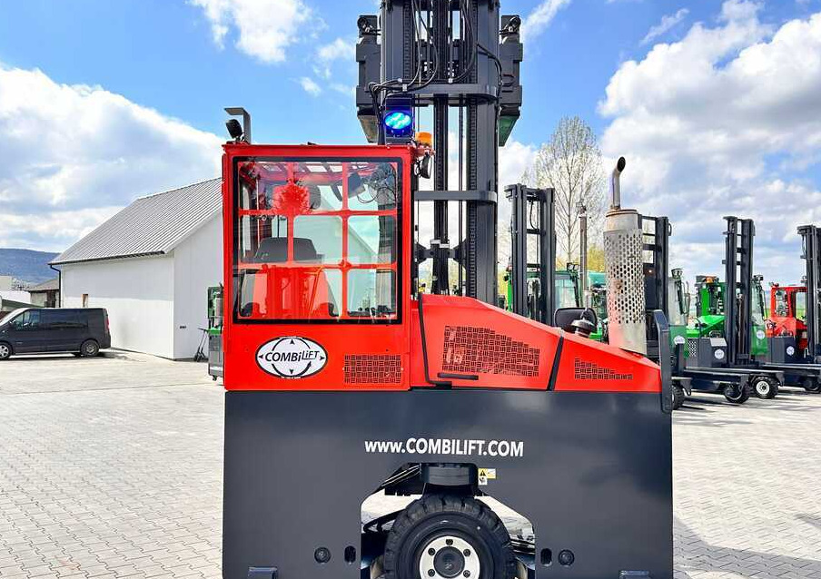 4-way reach truck Combilift C4000 / TRIPLEX / 9300MM / FREE LIFT / FORK POSITIONER / GAS / CABIN / LIKE NEW: picture 33